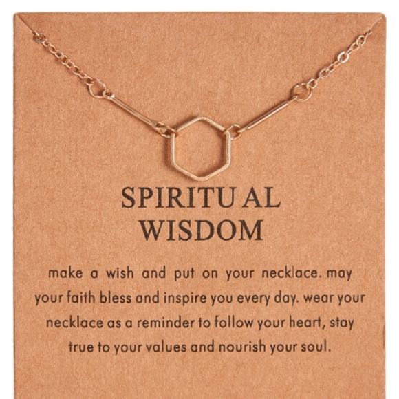Spiritual Wisdom Boho Layering Gold Charm Necklace - Picture 2 of 8